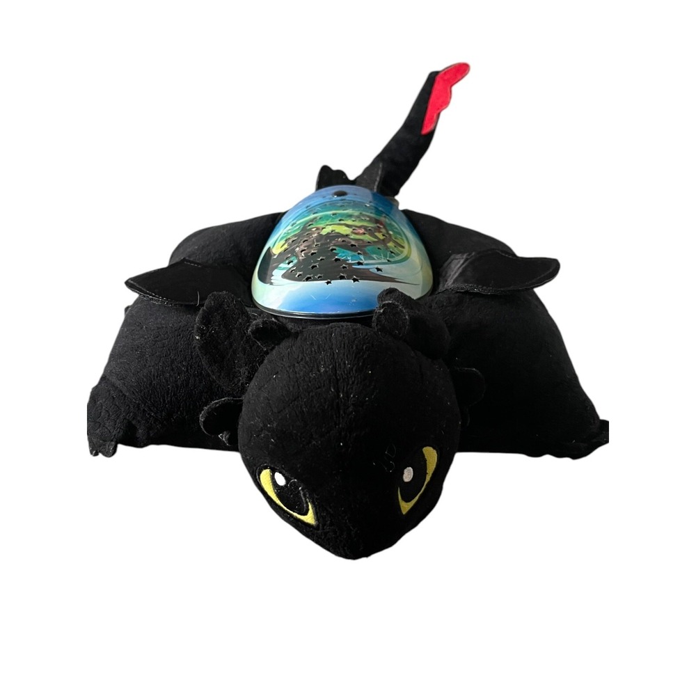 Pillow Pets Toothless Star Projector Sleeptime Plush How To Train Your Dragon - Picture 5 of 7